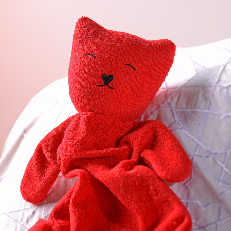 KITTY - Waldorf Inspired Bedtime Blanket Doll