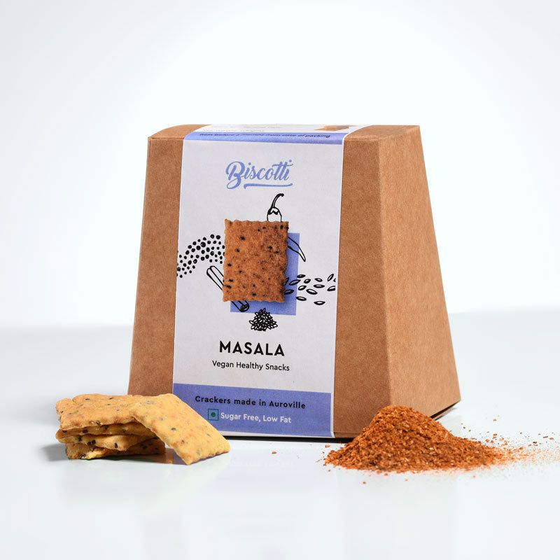 Masala - Vegan & Sugar Free Crackers