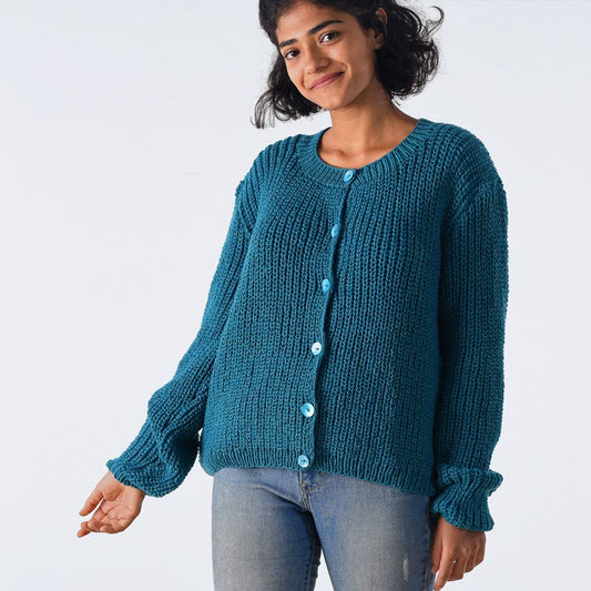 Morea Hand Knit Cardigan