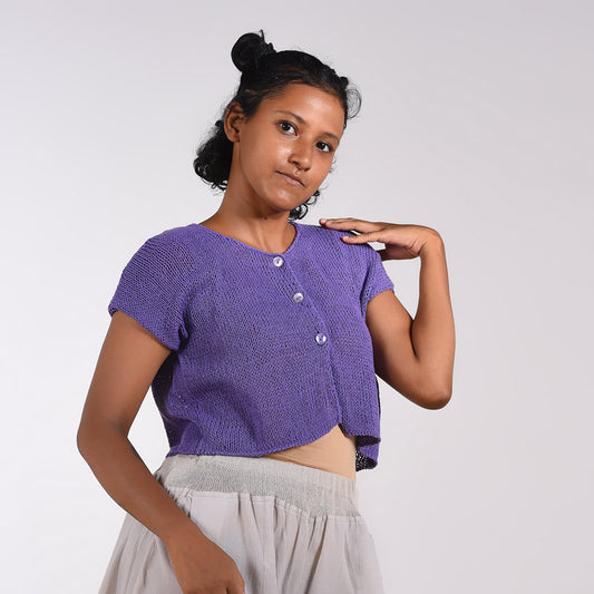 Bolero Top-Lavender