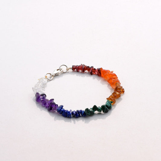 7 Chakra Uncut Bracelet