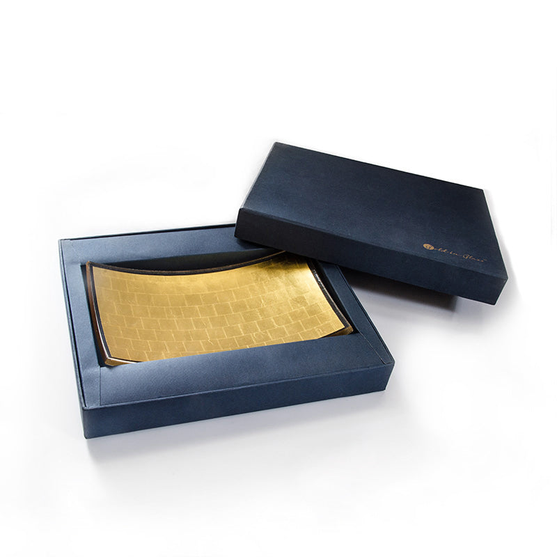 Gold Rectangular Trinket Tray