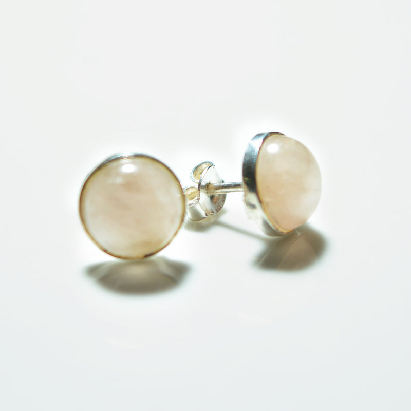 Small Silver Gemstone Stud