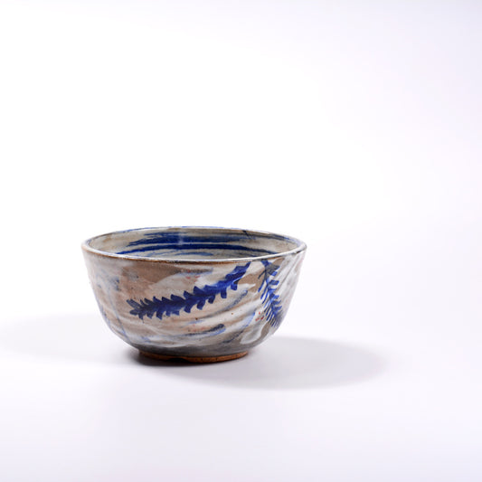 Serving Bowl - Blue Painted