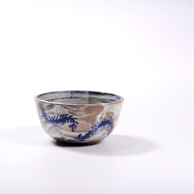 Serving Bowl - Blue Painted