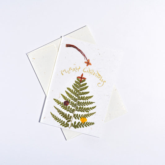 Christmas Tree - Handmade Greeting Card