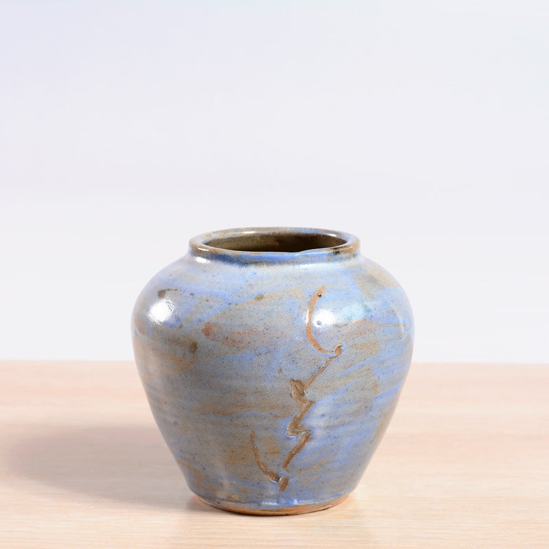 Bottle Vase - Blue Pastel