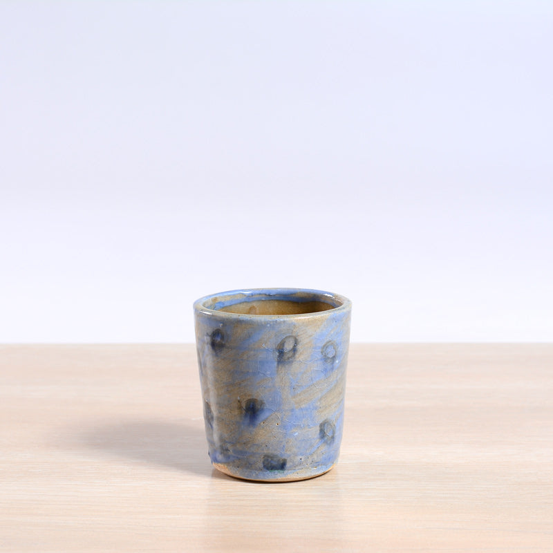 Tumblers M - Blue with Black Spots - Set of 2