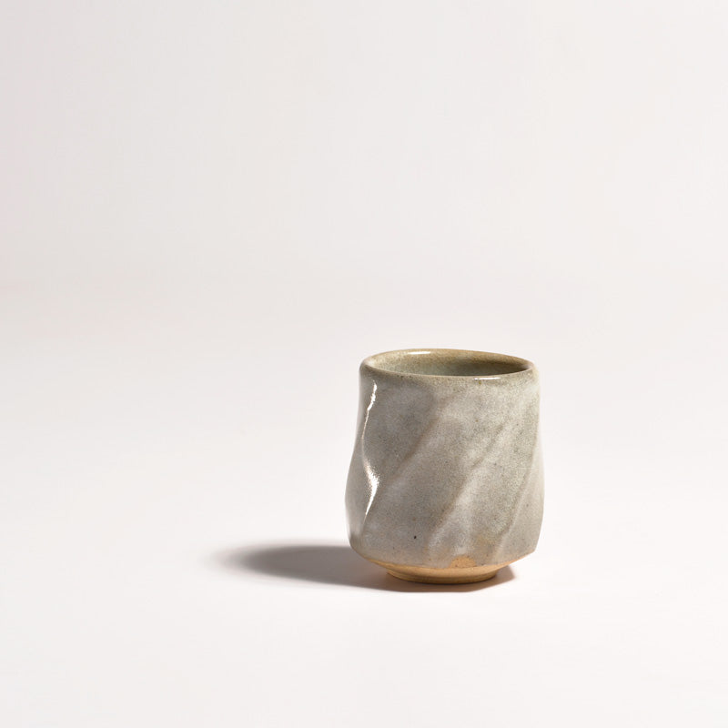 Tumbler - Large Grey Faceted