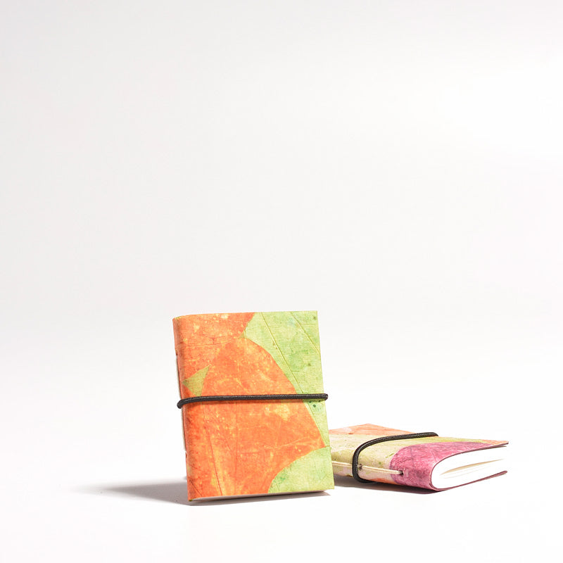 Garden Mini Note Book with Elastic Band