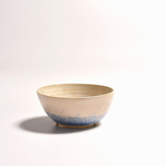 Bowl - Medium Blue White