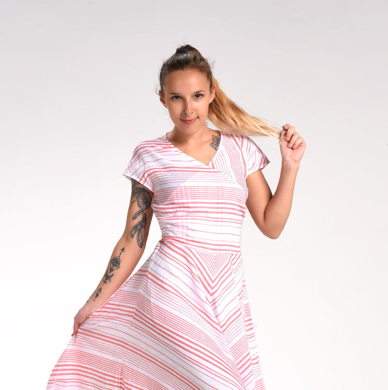 Front Pleat Dress