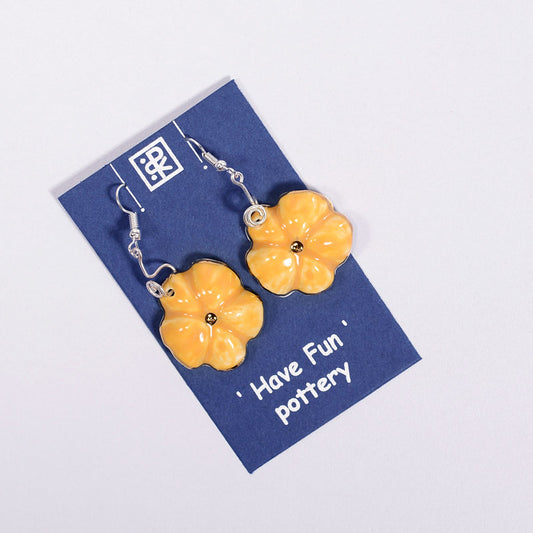 Yellow Forget-Me-Not  Earrings