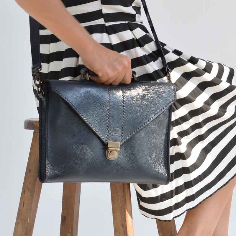 Leather Handbag - laura