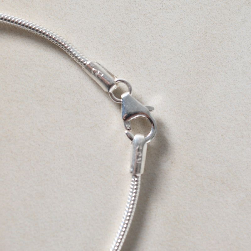 thin silver snake chain