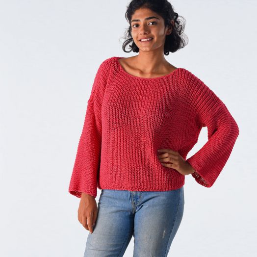 Ornet Organic Cotton Hand Knit Sweater